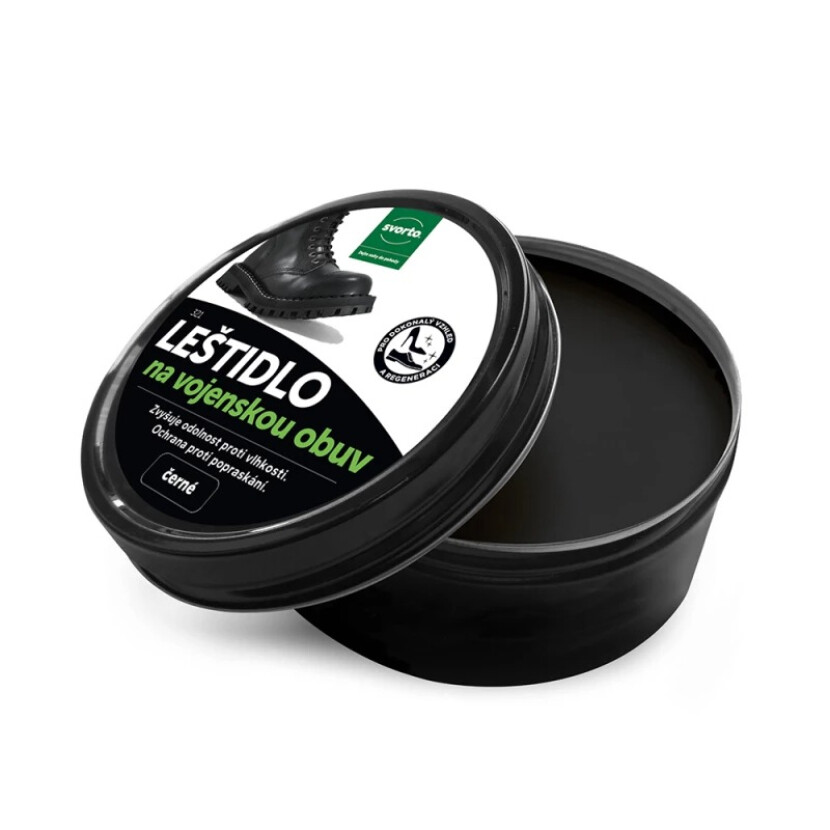 Leštidlo na vojenskou obuv Svorto 250g - černé