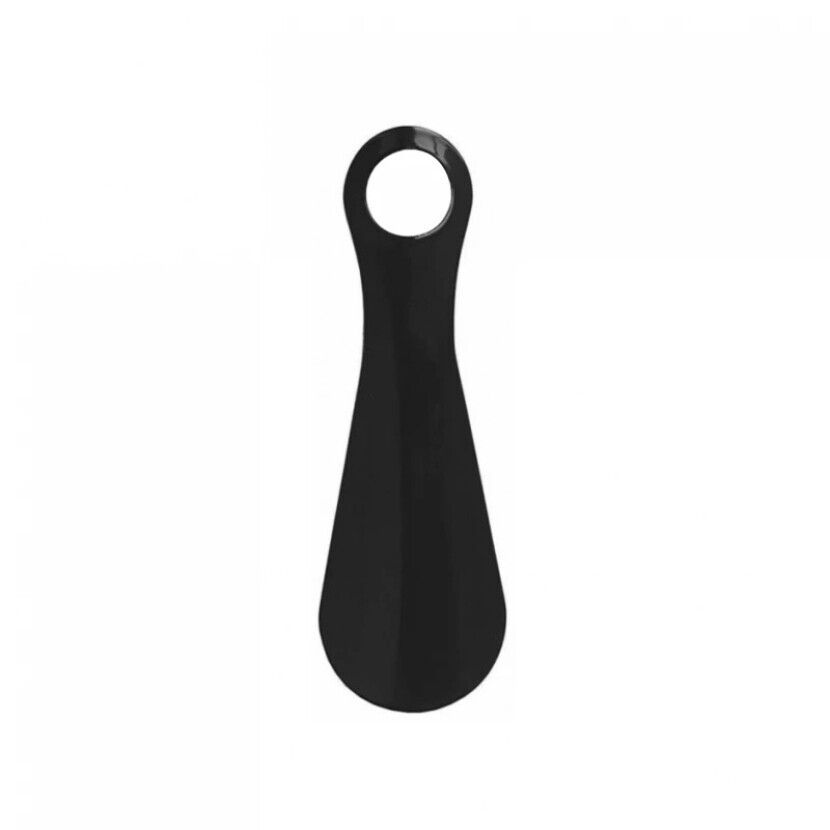 Obouvací lžíce kovová malá Svorto 15 cm - černá