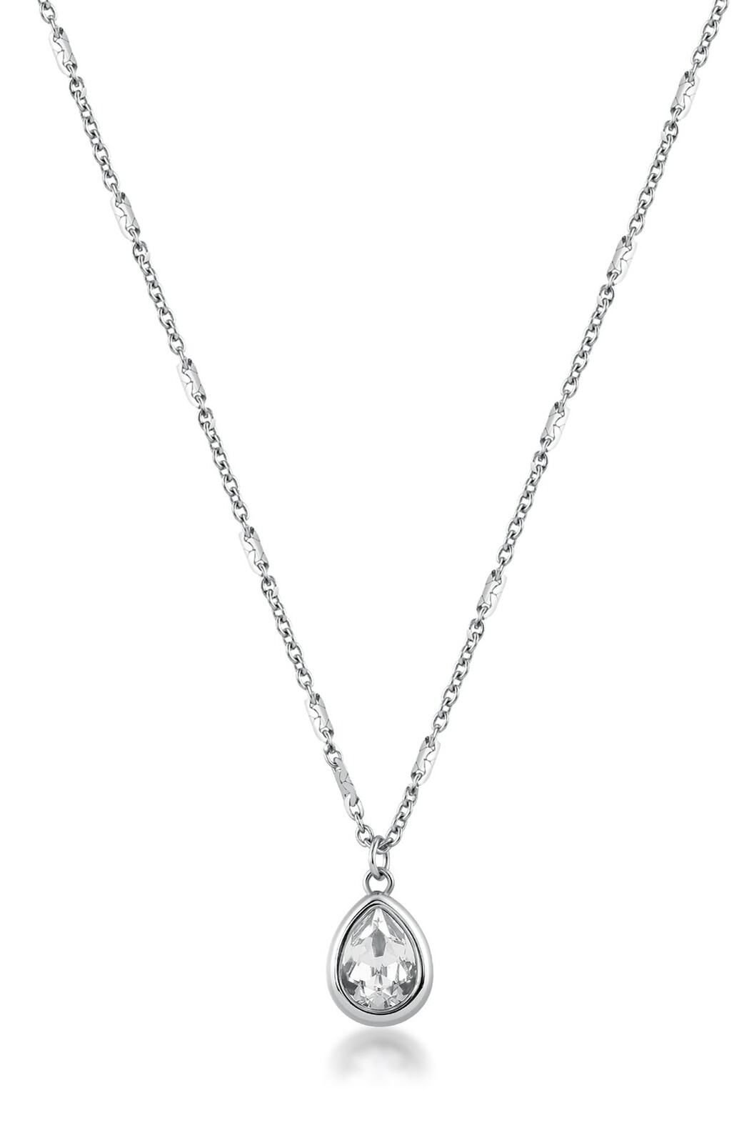 Brosway Dámský ocelový náhrdelník s krystalem Kapka Symphonia BYM197