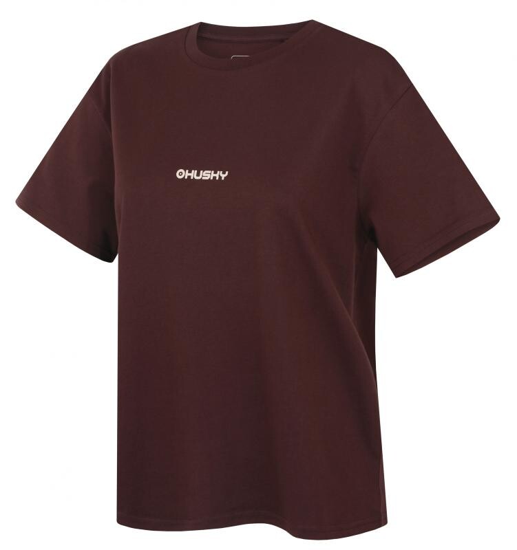 Husky Tee Stamp L brown