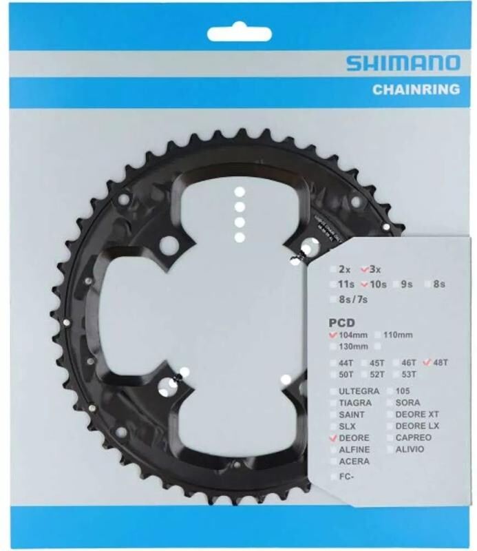 Shimano Deore FC-T6010 48ZUBŮ 3X10 černý převodník