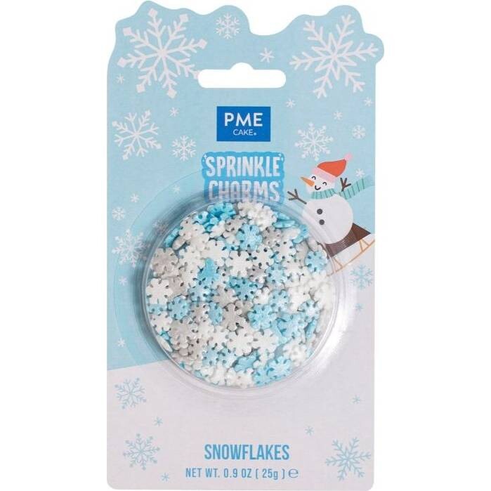 Vánoční zdobení sněhové vločky 25g - PME