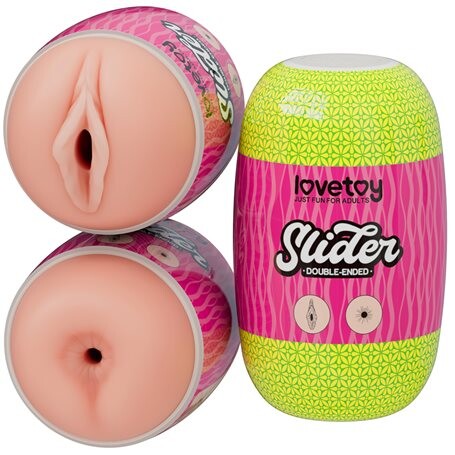 Masturbátor Lovetoy SLIDER DOUBLE-ENDED Vagina and Anus Lovetoy