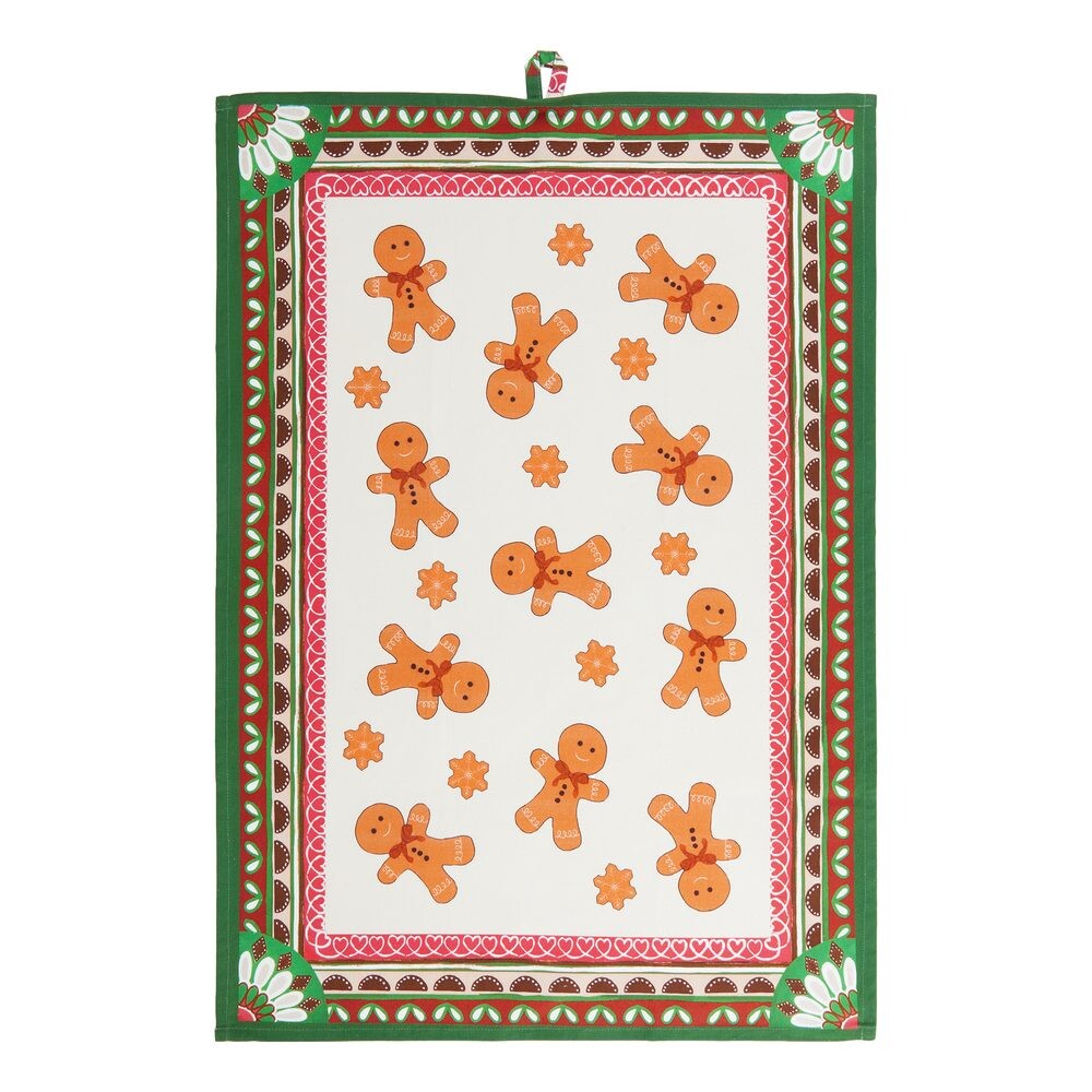 KITCHEN TALES Utěrka perníkový panáček 50 x 70 cm