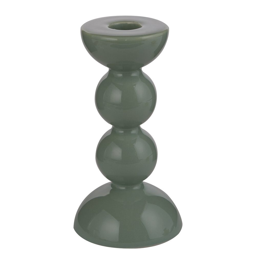 SUPER NATURAL Svícen 14 cm - tm. zelená