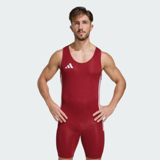 adidas Pánský vzpěračský - powerlifterský dres adidas červený JZ9912