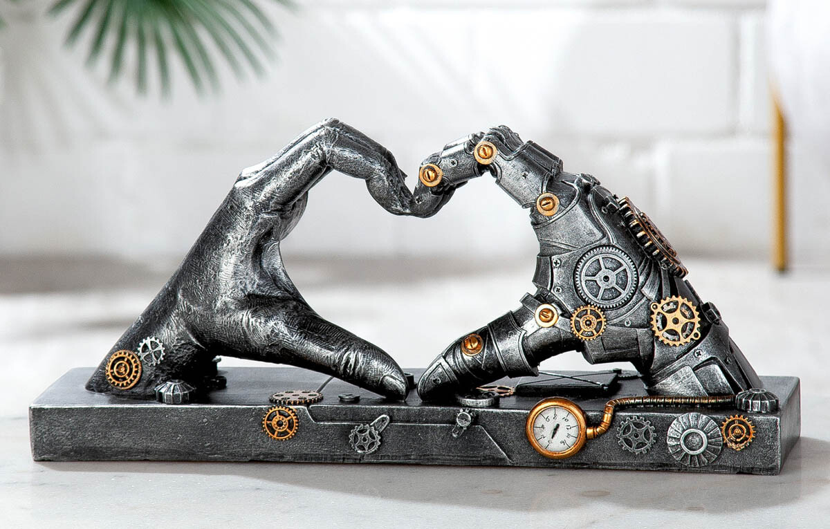 Soška Steampunk ruce