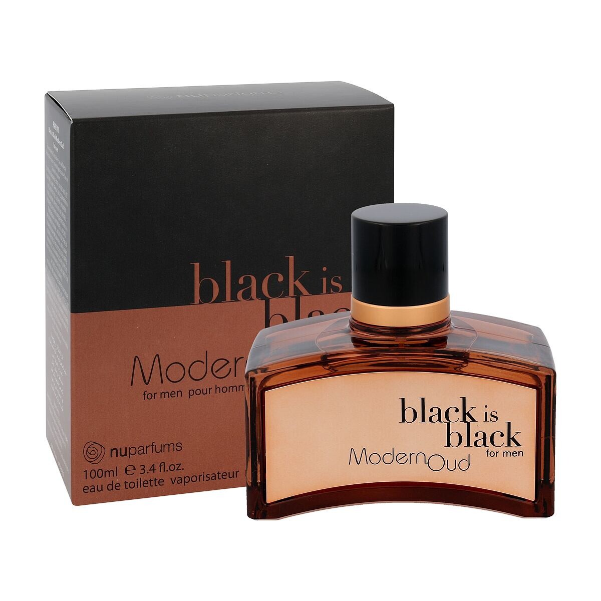 Nuparfums Black is Black Modern Oud 100 ml toaletní voda pro muže