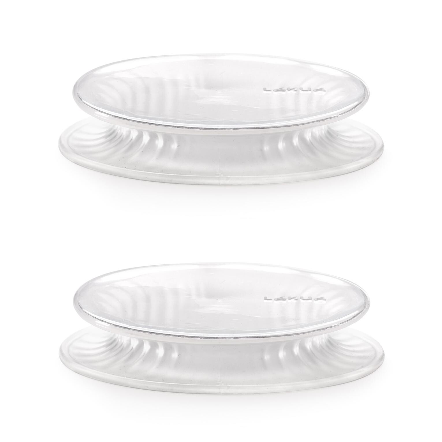 Natahovací víčko, sada 2 ks, průhledná, silikon, Lékué