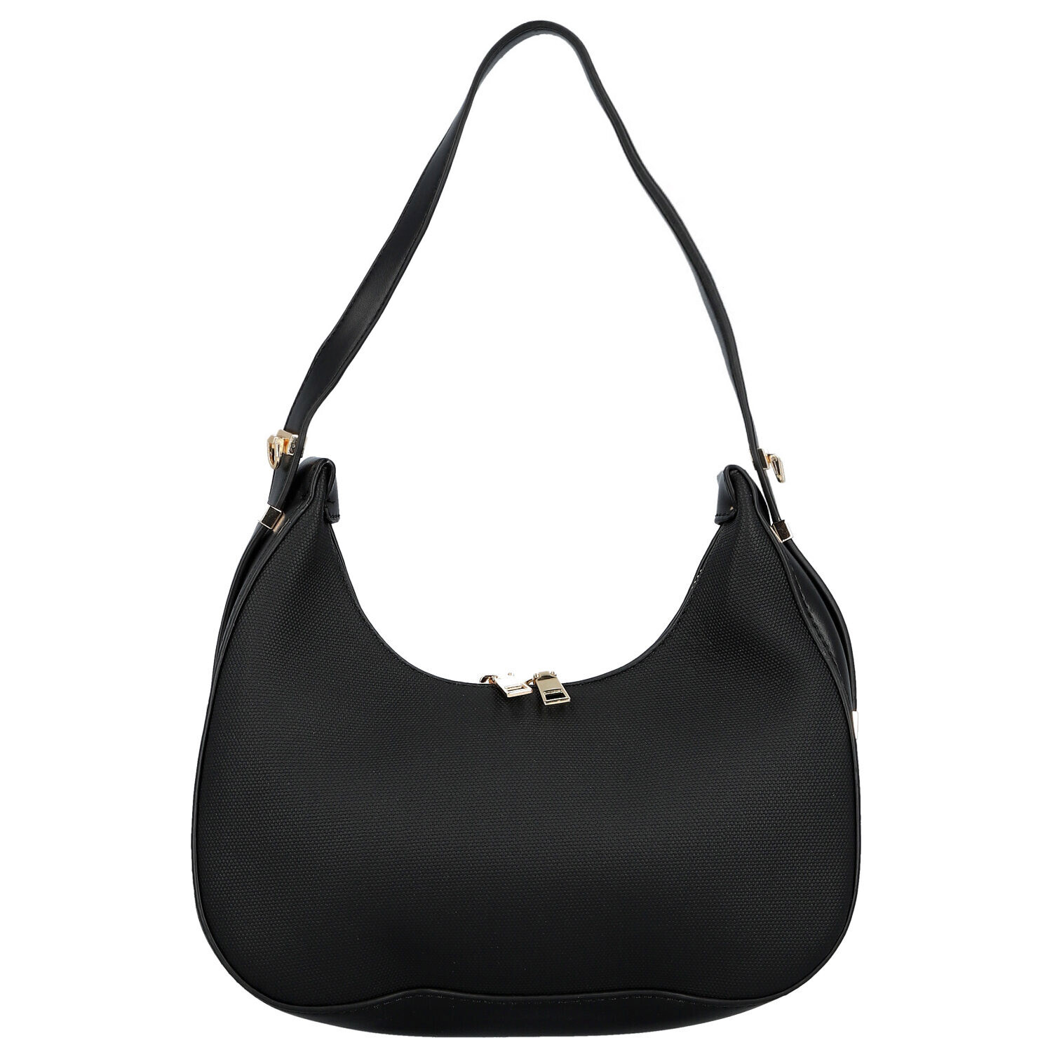 Stylová dámská koženková kabelka na rameno Agatha, černá