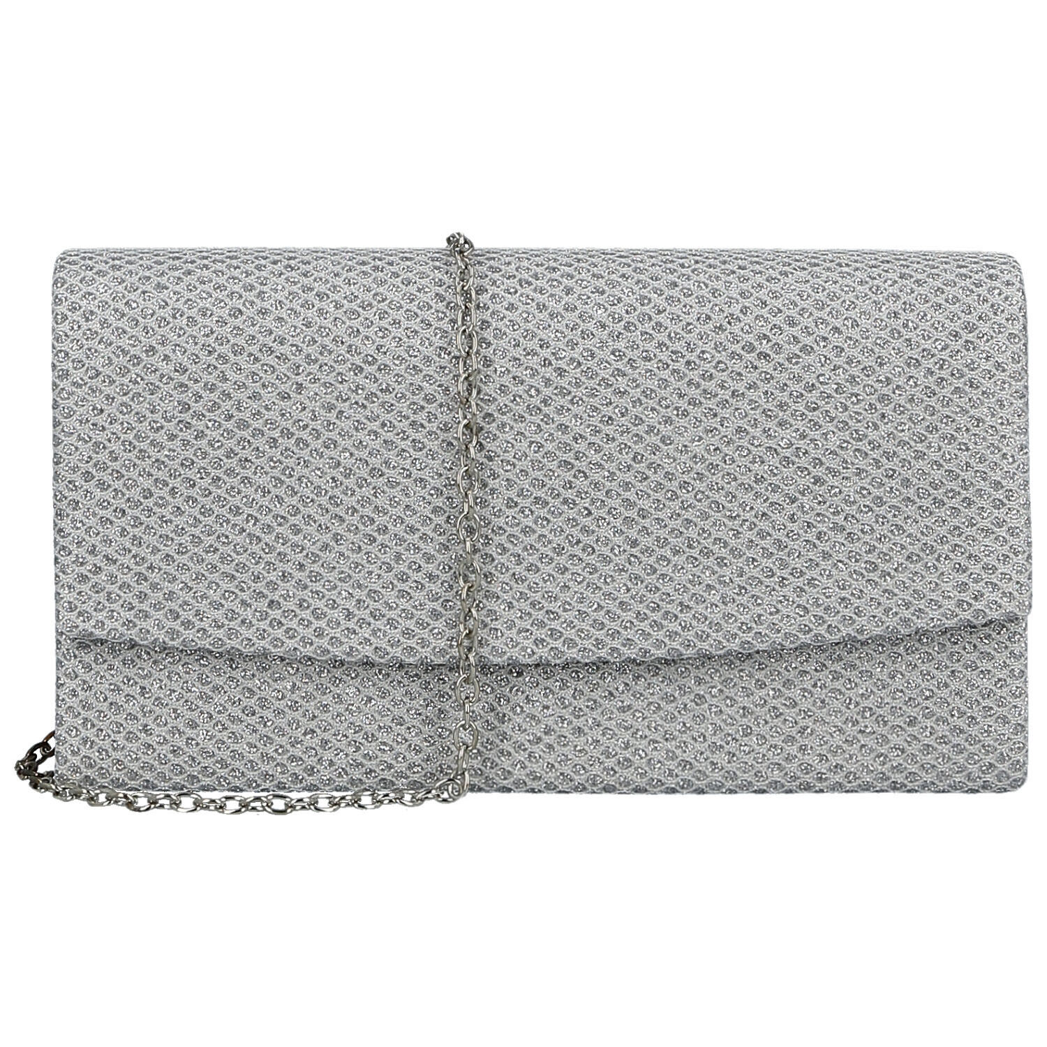 Trendy dámské psaníčko Michelle Moon Rija, stříbrné