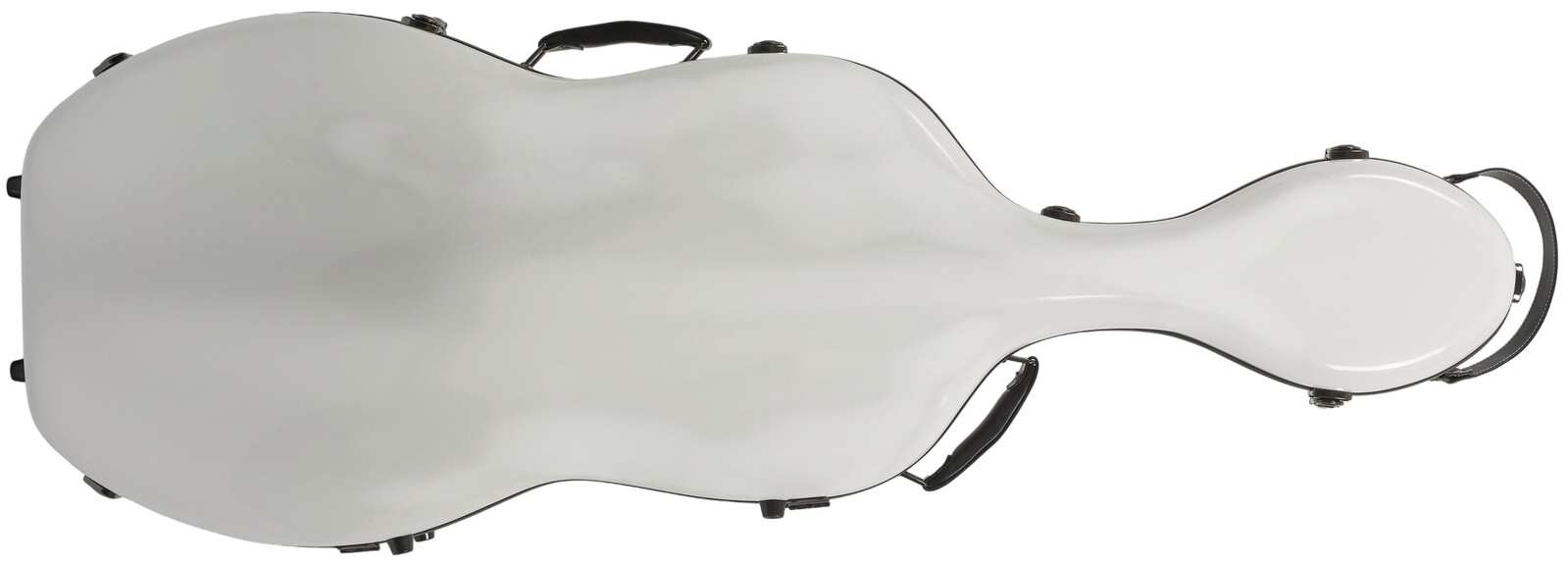 Razzor Fiberglass Cello Case White