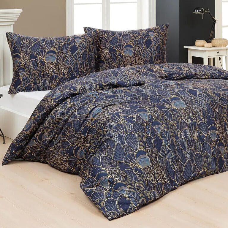 Bavlněné ložní povlečení Matějovský LIVIA BLUE