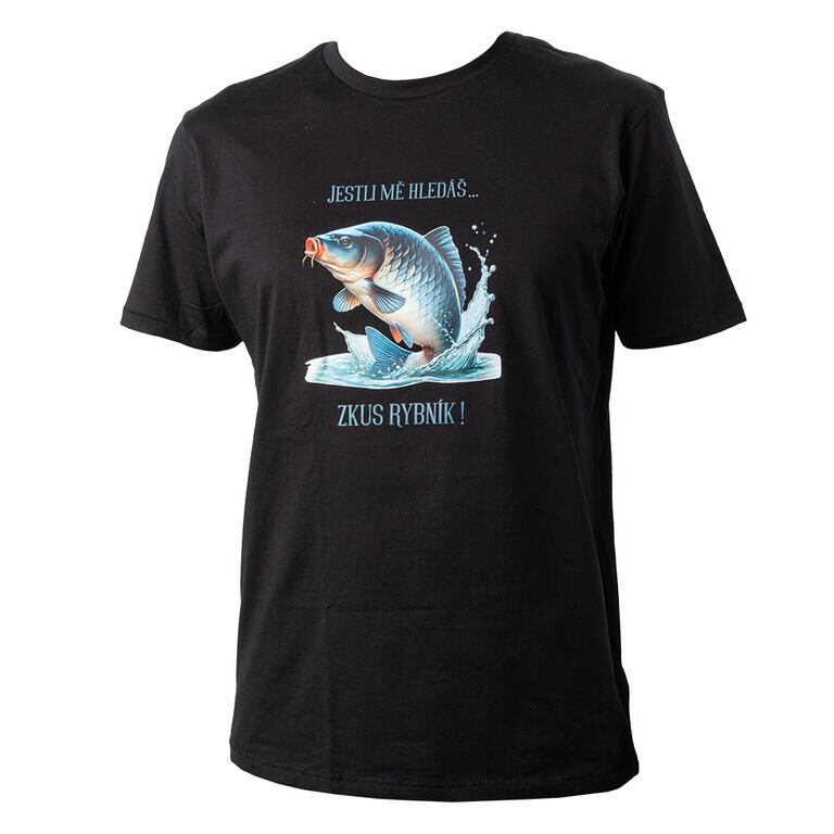 Tričko s rybářským motivem
