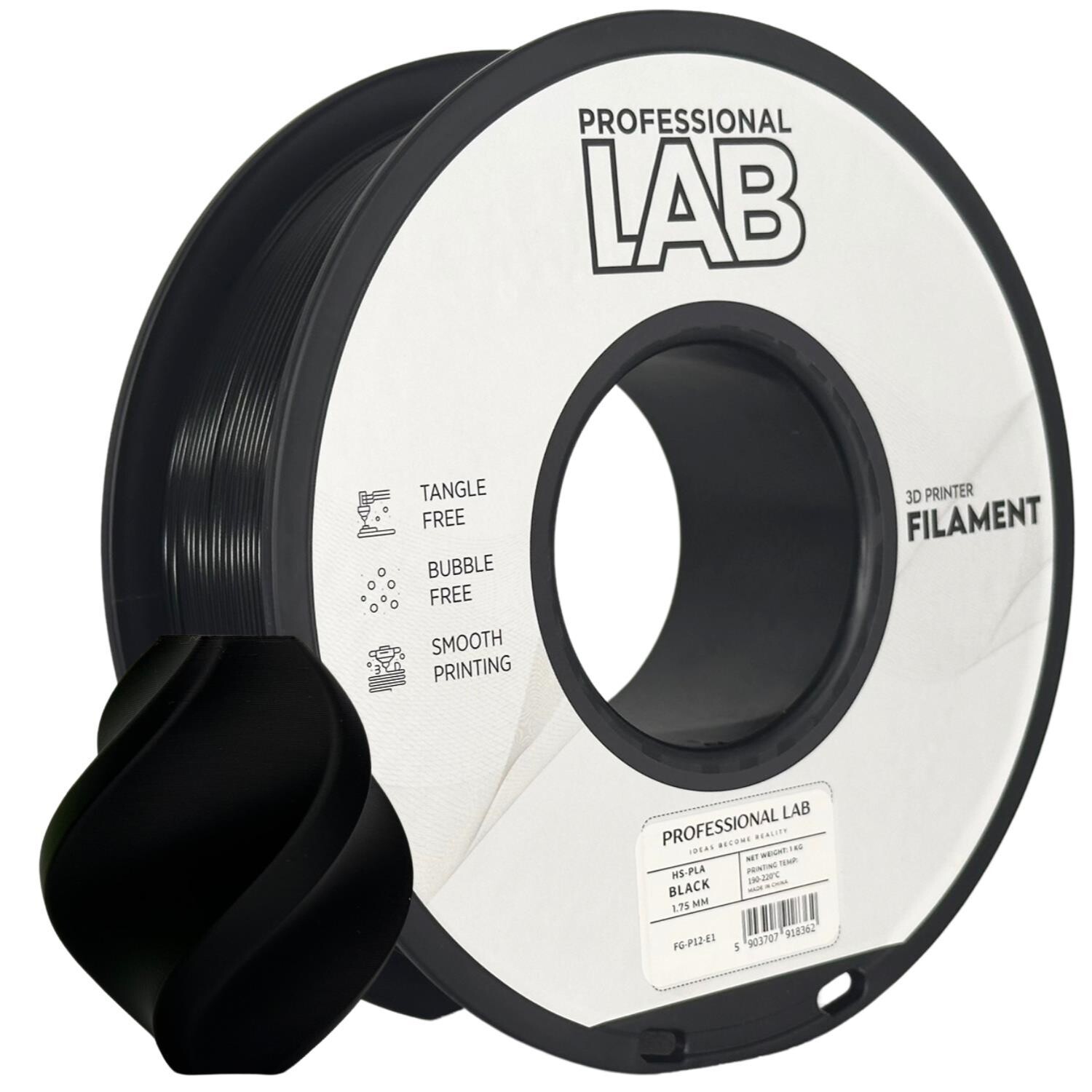 HS-PLA black | Prof. Lab