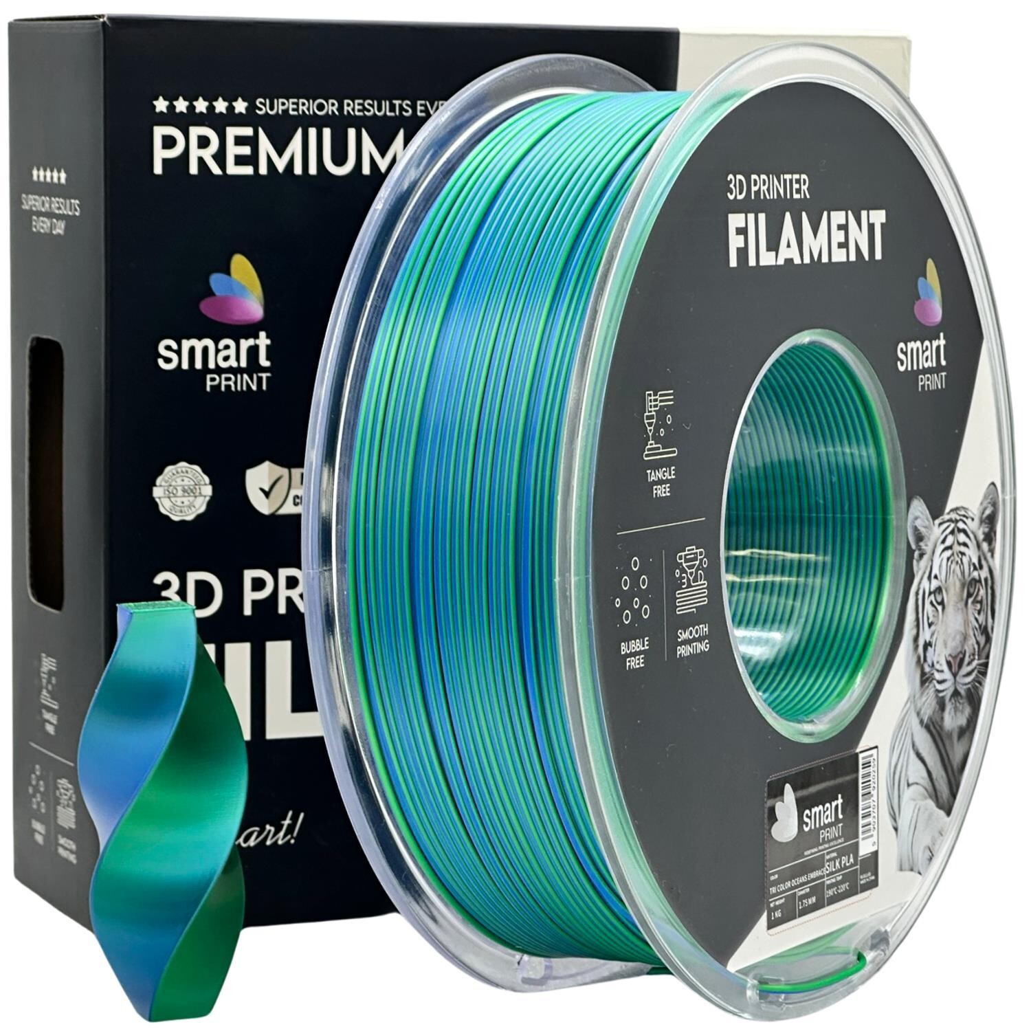Silk PLA Dual Color Oceans Embrace | Smart Print