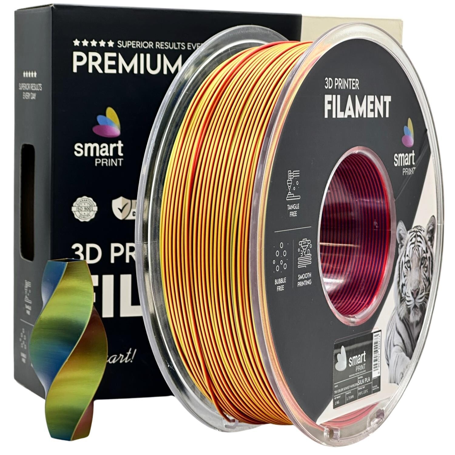 Silk PLA Tri Color Sunset Horizon | Smart Print