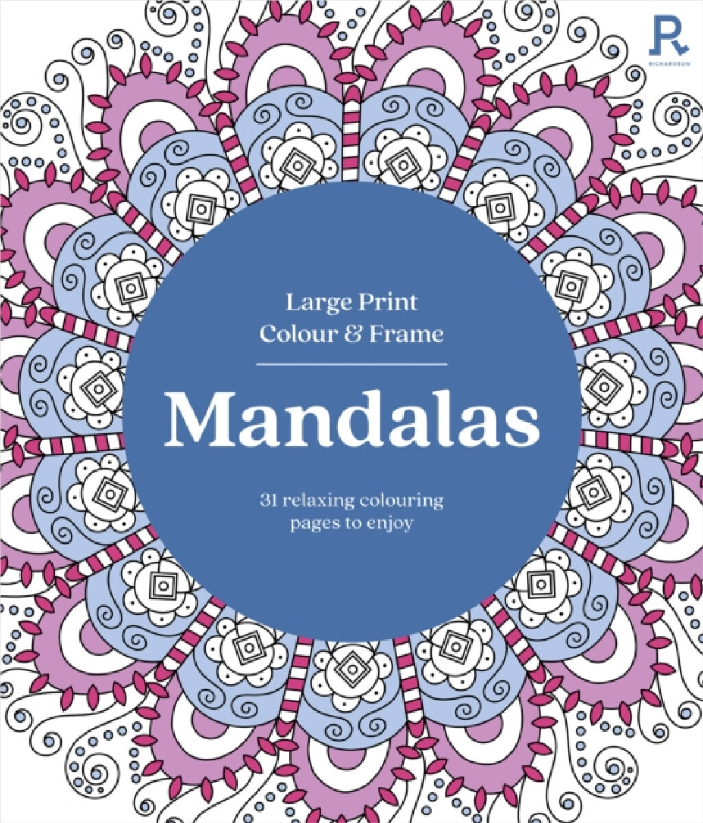 Large Print Colour & Frame - Mandalas - Richardson Puzzles and Games