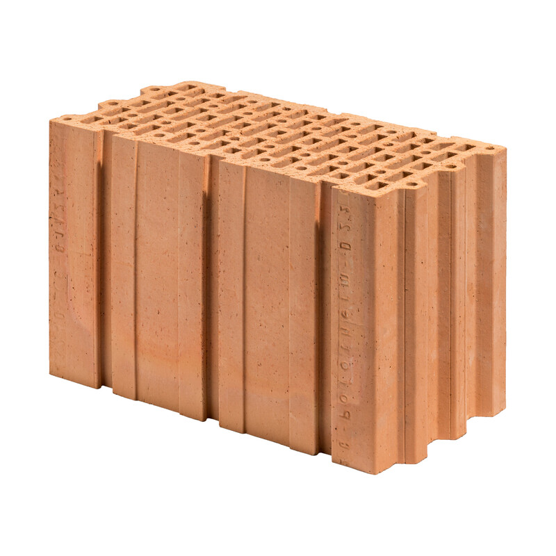 Cihla broušená Porotherm 19 AKU Profi DF RR P15 190×372×249 mm