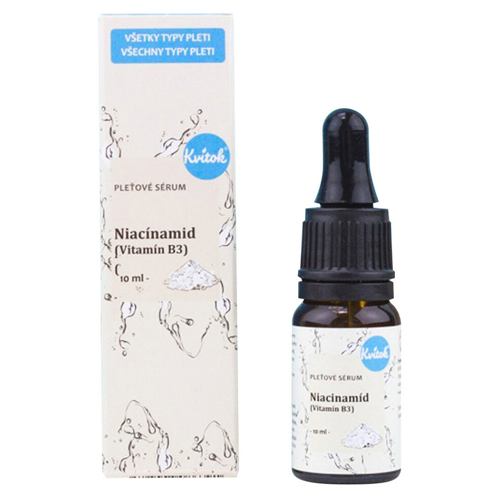 KVITOK Pleťové sérum - Niacinamid 10 ml, poškozený obal