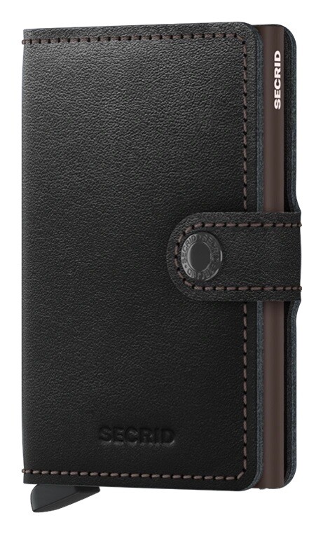 Kožená mini peněženka Secrid Miniwallet Original Black-Brown