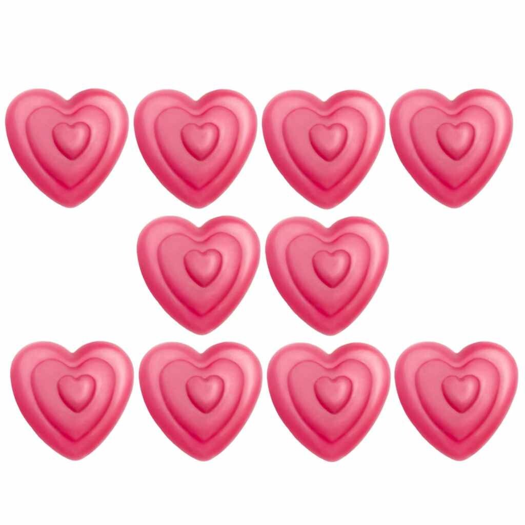 Barbara Luijckx Čokoládová dekorace Trojité srdce 10ks