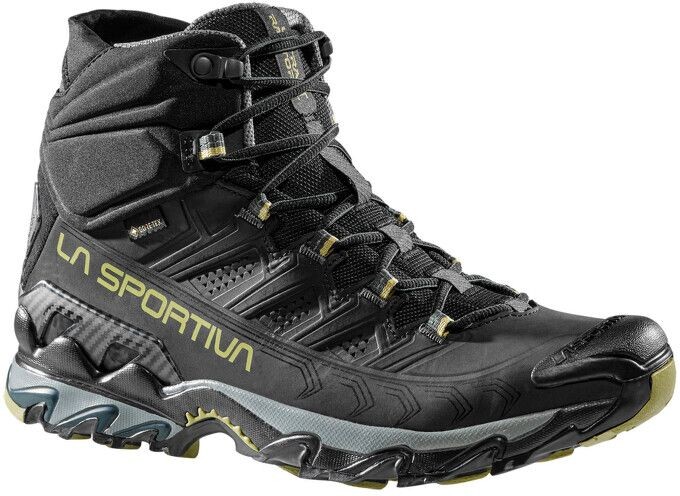 La Sportiva Ultra Raptor II Mid Leather Wide GTX Black/Cedar Velikost: 47,5