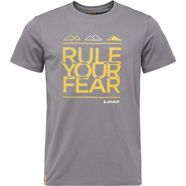 LOAP ALHAN Pánské tričko, šedá, velikost
