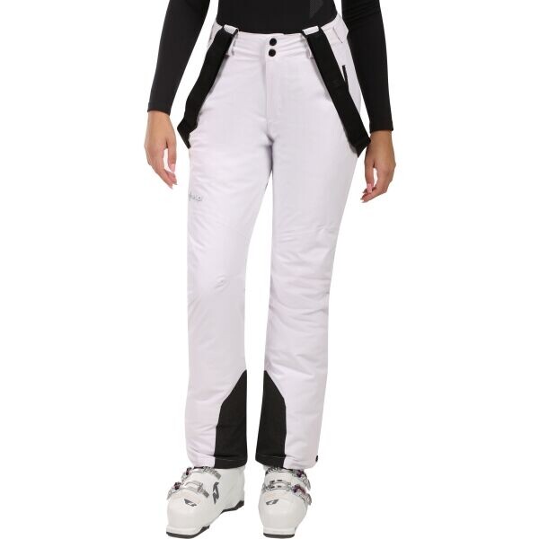 KILPI EURINA Dámské lyžařské kalhoty, bílá, velikost