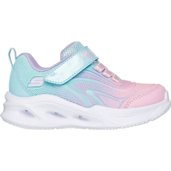 Skechers SOLA GLOW - COLOR BREEZE Dívčí volnočasová obuv, růžová, velikost