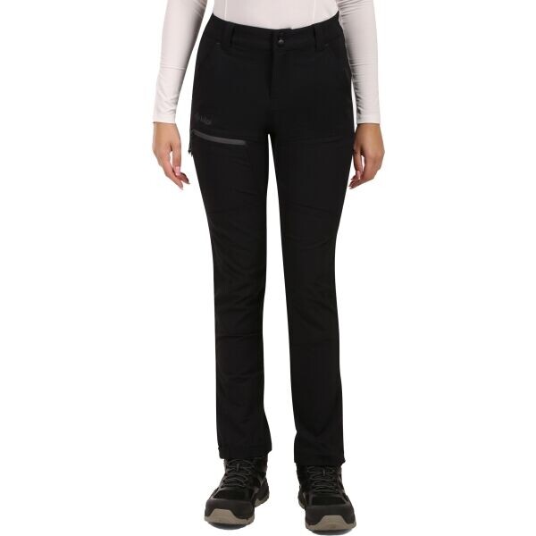 KILPI VILLAIN Dámské outdoorové kalhoty, černá, velikost