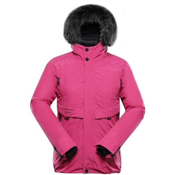 ALPINE PRO WERDO 2 Dětská zimní bunda, růžová, velikost 104-110