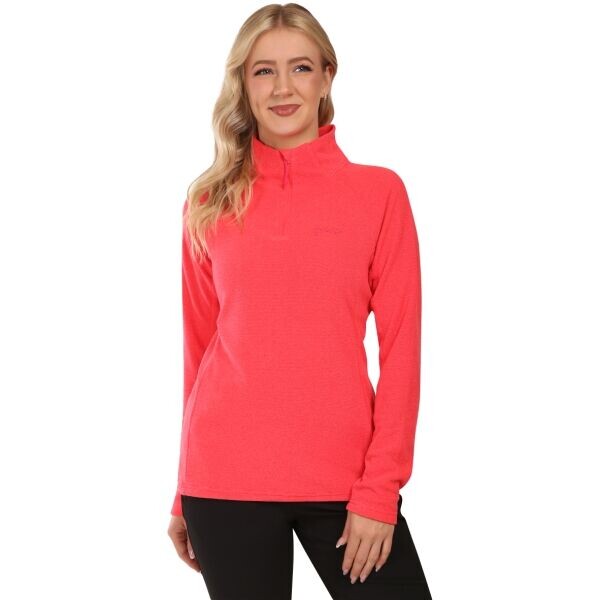 KILPI ALMERI Dámská fleecová mikina, růžová, velikost