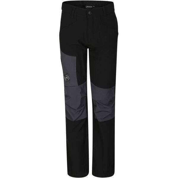 ALPINE PRO FIRSTO Dětské softshellové kalhoty, černá, velikost 140-146