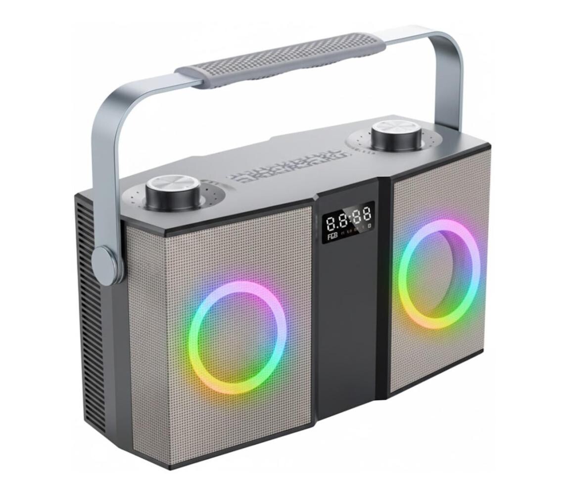 Roadstar DJ-390BT - Bezdrátový reproduktor s mikrofonem 480W/4000 mAh DJ-390BT