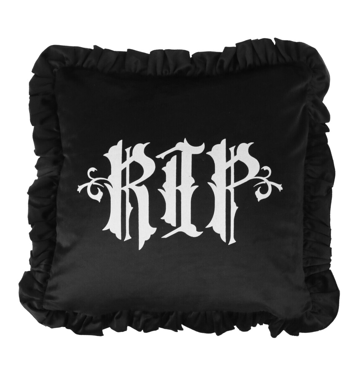 polštář KILLSTAR - Rip Frill - Black/White