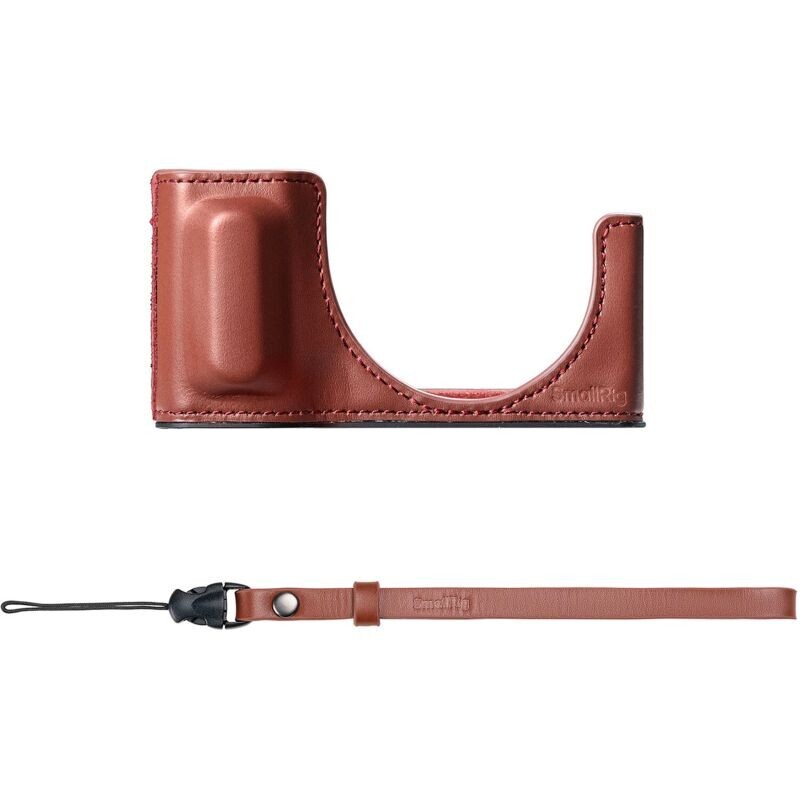 SMALLRIG 5678 Leather Case for RICOH GR IV/GR III/GR IIIx/GR III HDF/GR IIIx HDF Červené