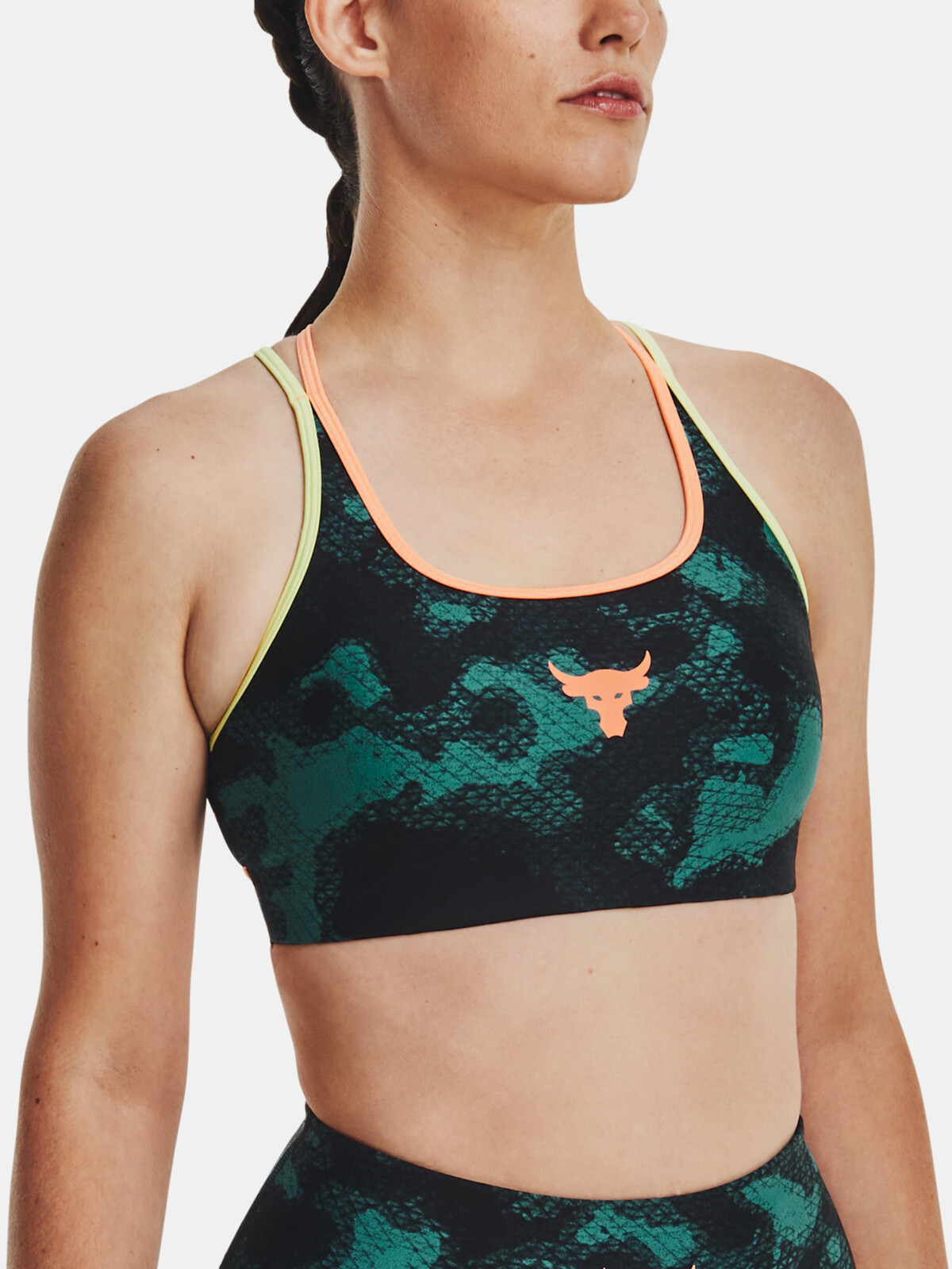 Sportovní podprsenka Under Armour Pjt Rck Crsbck Pt Bra