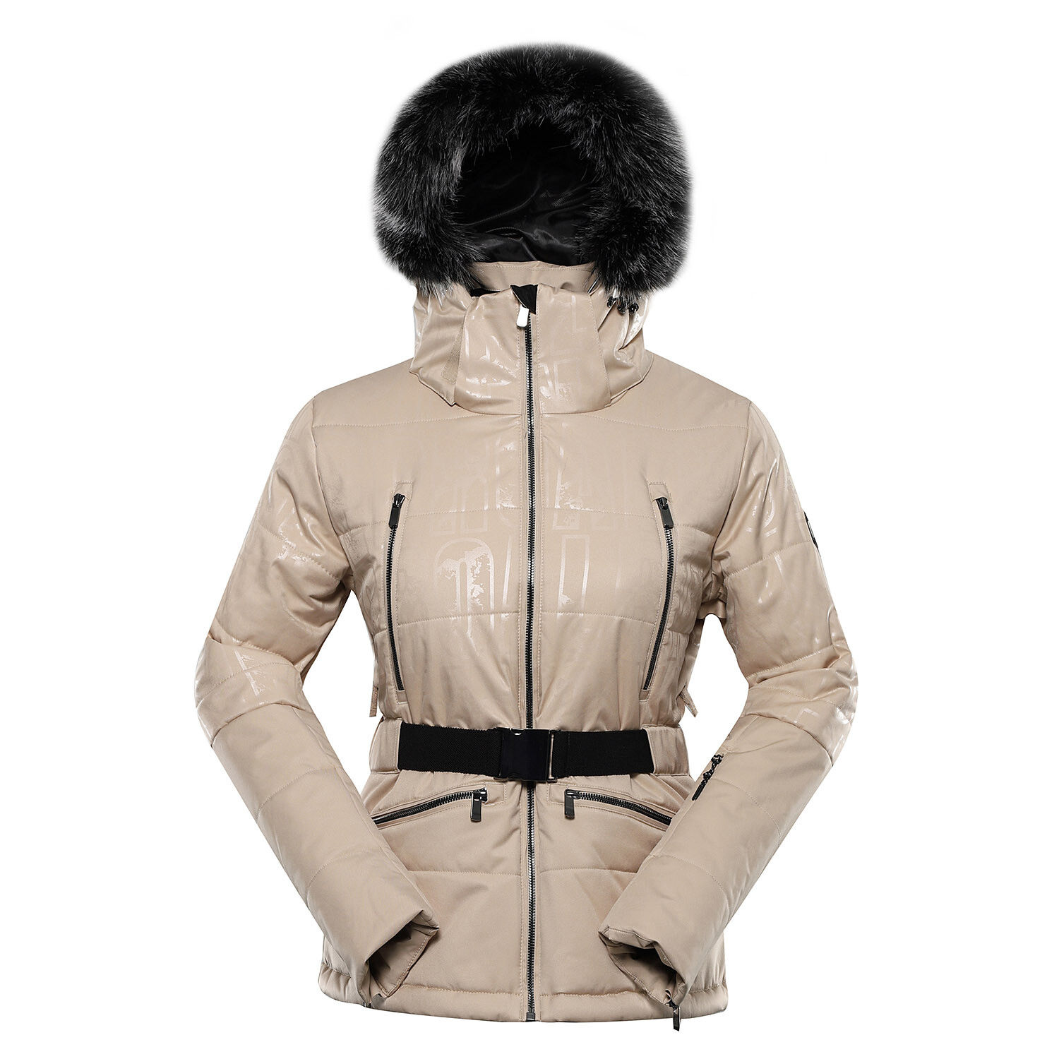 Dámská lyžařská bunda s membránou ptx snow ALPINE PRO DAMA white pepper