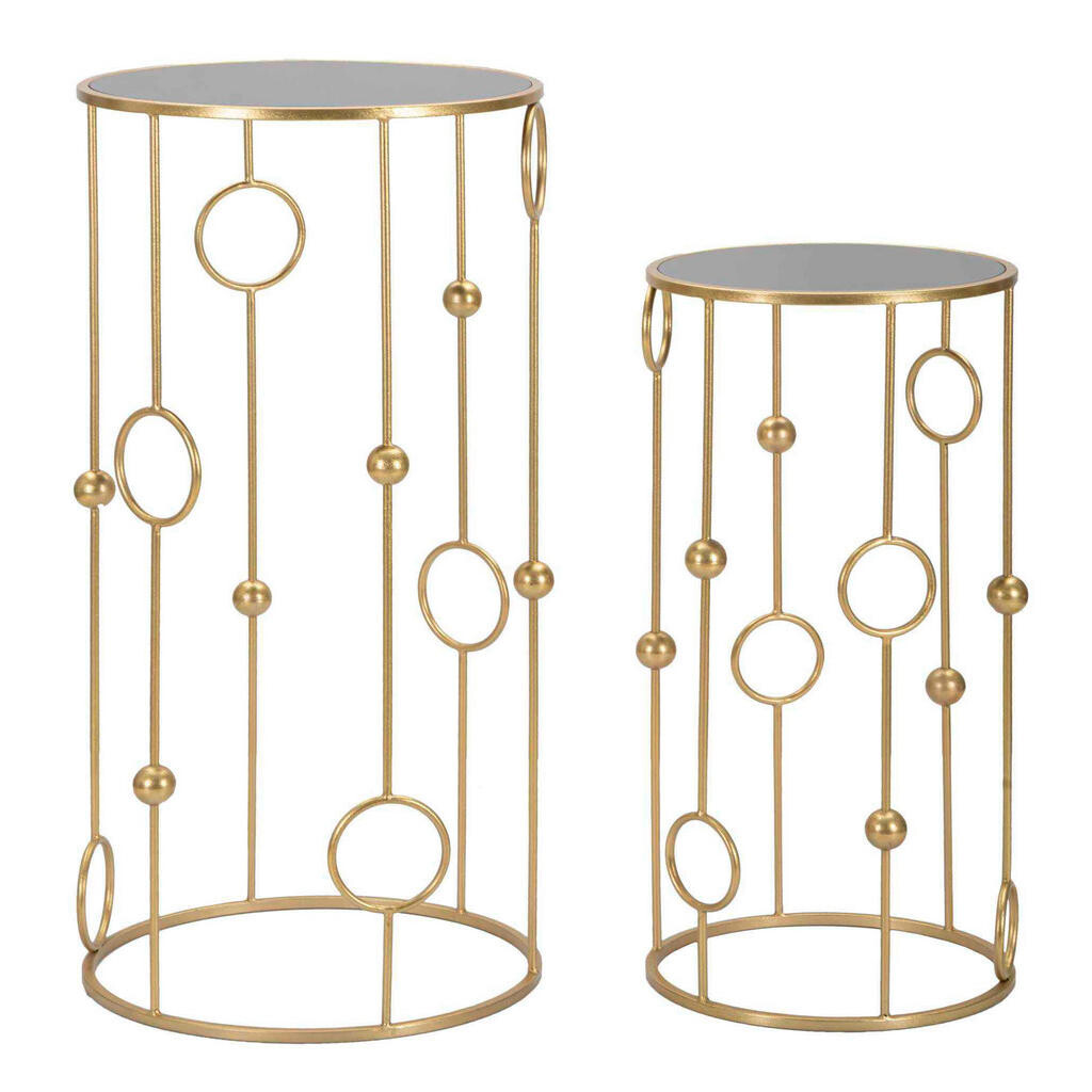 KONFERENČNÍ STOLEK, barvy zlata, kov, sklo, kompozitní dřevo,