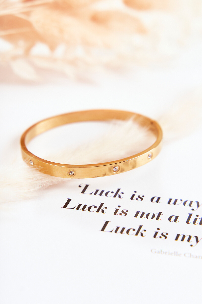 Glam Chic ocelový náramek s kubickými zirkony