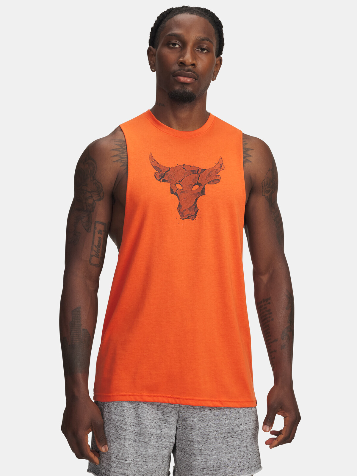 Pánské tílko Under Armour Pjt Rck Q4 SL Graphic-ORG