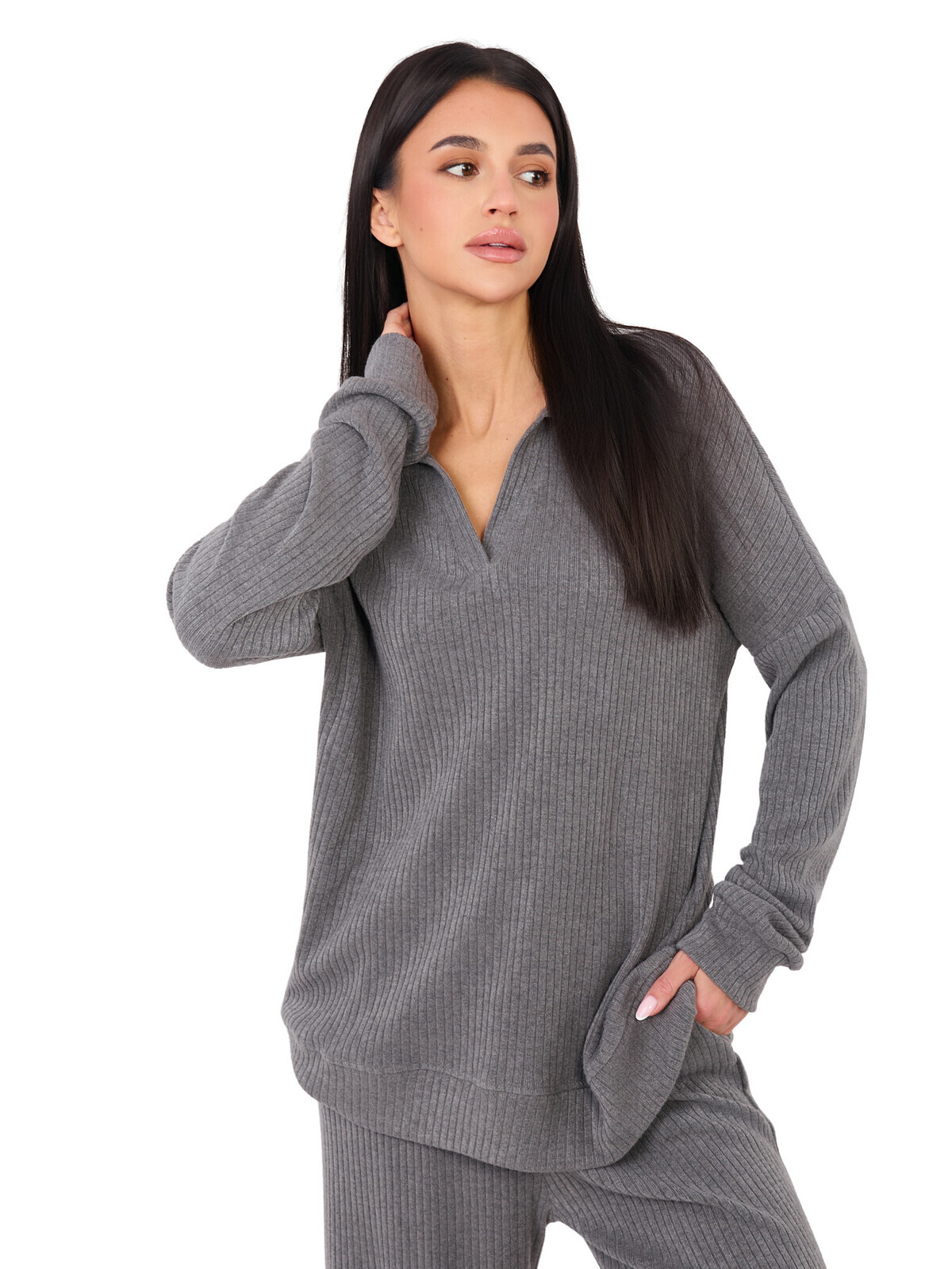 Dámský šedý komplet