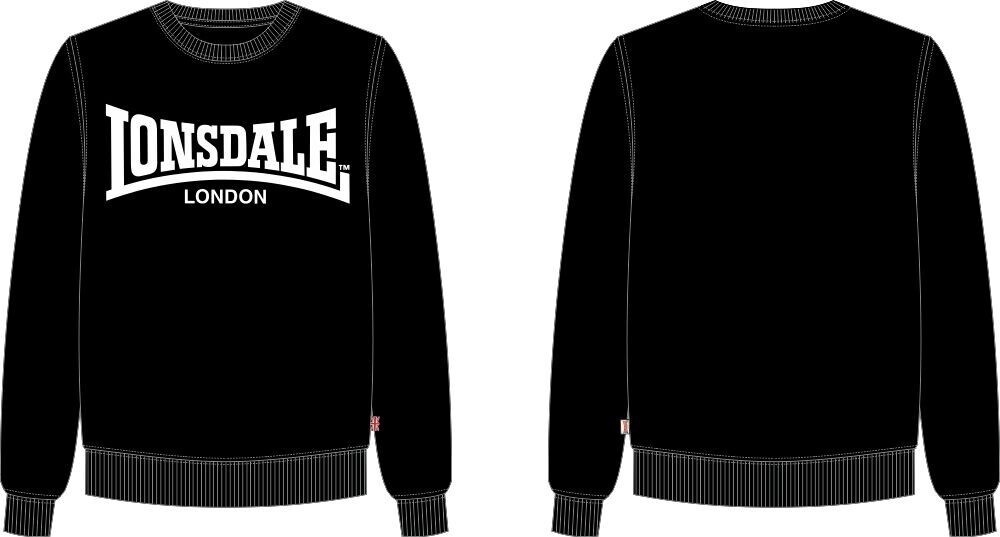 Lonsdale pánská mikina s kulatým výstřihem