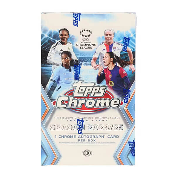 2024-2025 Topps Chrome Soccer UEFA Women's Champions League - Hobby Box