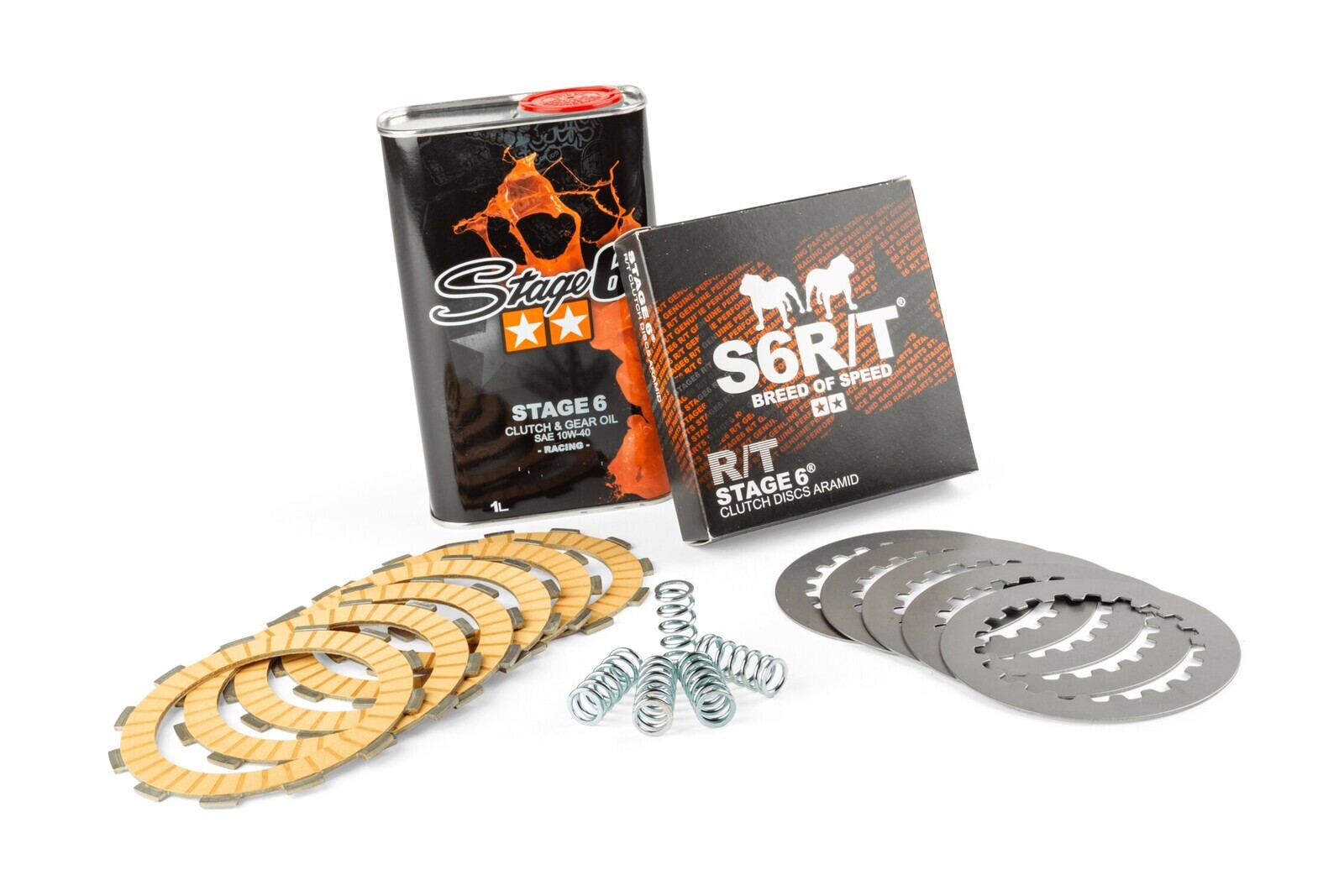 Sada 6-Lamelová spojka Stage6 R/T s převodovým olejem Derbi
