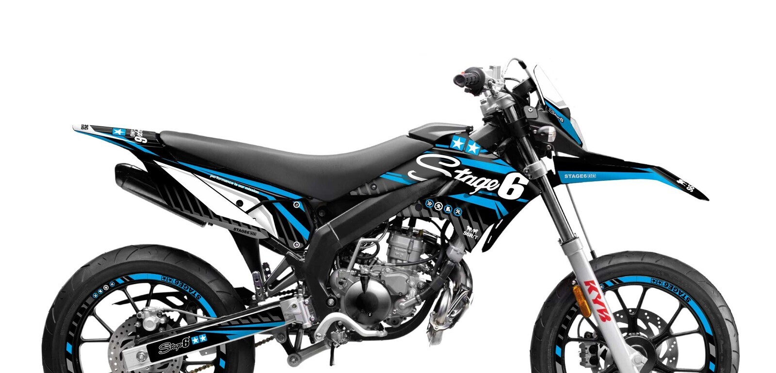 Stage6 Sada samolepek Derbi X-Treme 2011 - 2017 Stage6, modrá