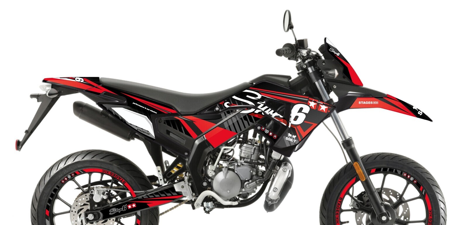 Stage6 Sada samolepek Derbi X-Treme 2018 - 2020 Stage6, červená