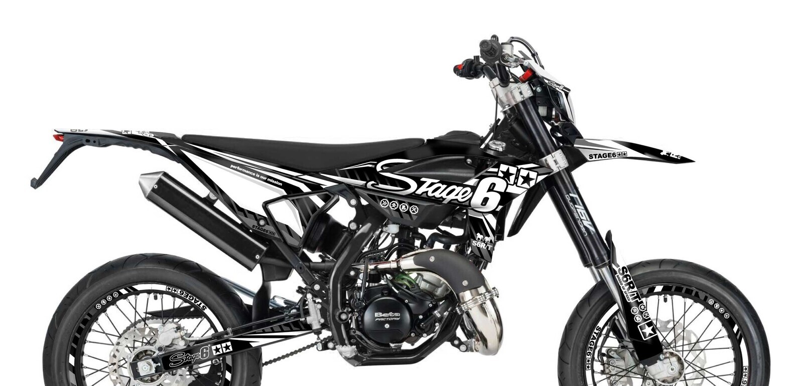 Stage6 Sada samolepek Beta RR od 2021 Stage6, bílá