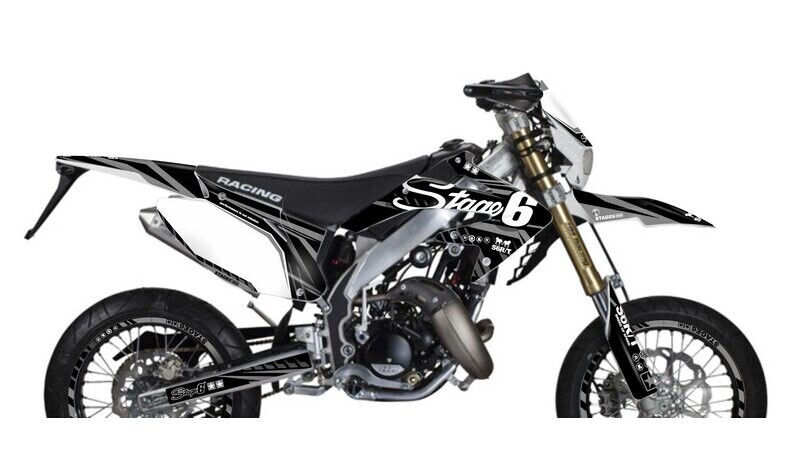 Sada samolepek Honda HM 50 Stage6 černá